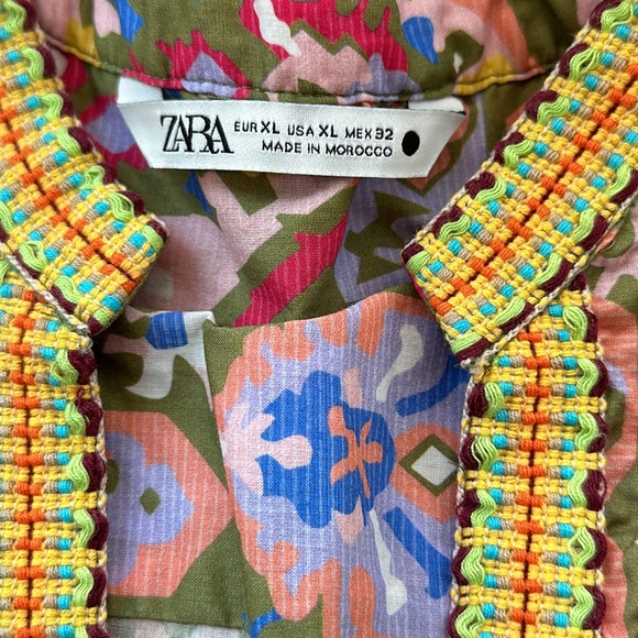 Zara women tunic/blouse, Size XL - Picture 7 of 8